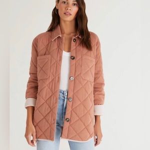 Z Supply Maya quilted Shacket Like New